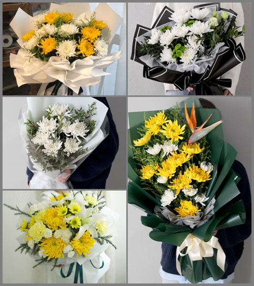 广东梅州市丰顺县大龙华镇长布村白事花束代送